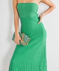 YH & Co (Chloe Yip) Kyrie Knit Dress - Green