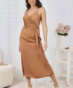 Esther The Label DRESSES Laguna Dress - Cognac