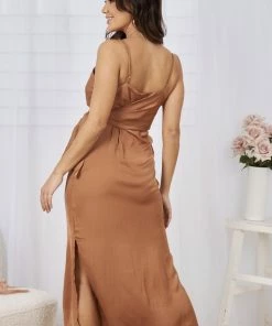 Esther The Label DRESSES Laguna Dress - Cognac
