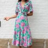 Style Box DRESSES Lallah Dress - Green Floral