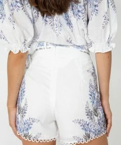 CSA (Lorraine Designs) Lassy Shorts - White Print