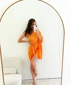 Reverse Laurela Dress - Rust
