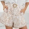GDS Candace Shorts - Cream Print