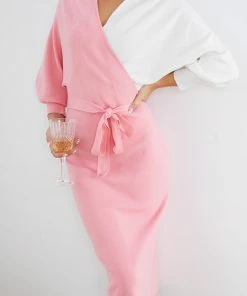 Style Box Leanora Dress - Pink Multi DRESSES