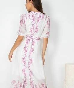 GDS Lenny Dress - White Print DRESSES