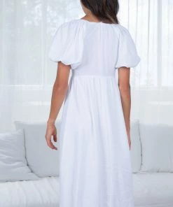 Pink Diamond Leola Dress - White DRESSES