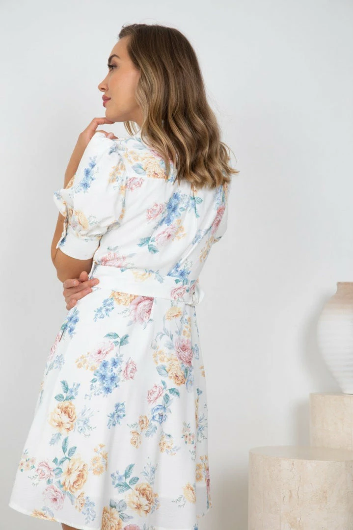 Desire DRESSES Leone Dress - White Floral 8 Desire DRESSES Leone Dress - White Floral