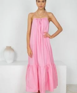 Bubblegum Clothing DRESSES Letizia Dress - Pink