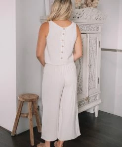 Style Box Lizzo Pants - Oatmeal