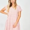 HQ Fashion DRESSES Loida Dress - Pink Print