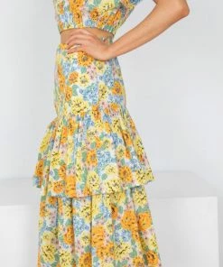 Sassy Hills Fashion Loreta Skirt - Floral Print CLOTHING 11 Sassy Hills Fashion Loreta Skirt - Floral Print CLOTHING