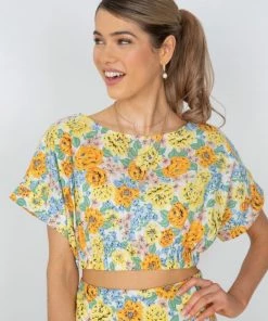 Sassy Hills Fashion CLOTHING Loreta Top - Floral Print