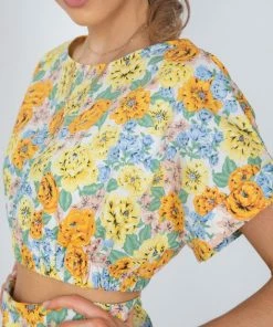 Sassy Hills Fashion CLOTHING Loreta Top - Floral Print