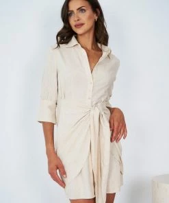 YH & Co (Chloe Yip) DRESSES Lorrie Dress - Beige