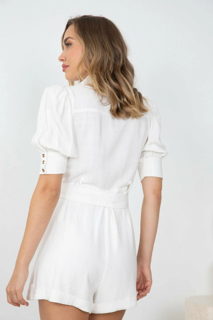 Style Box Louanna Playsuit - White 5 Style Box Louanna Playsuit - White