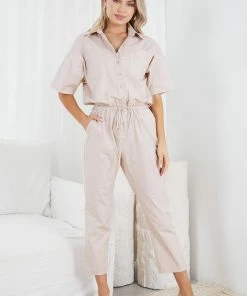 Cesi Fashion Lowry Jumpsuit - Beige