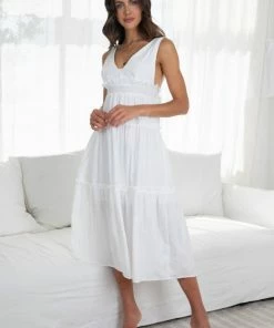 Sassy Hills Fashion Luisella Dress - White DRESSES