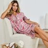 HQ Fashion Luisyana Dress - Pink Print