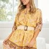 HQ Fashion DRESSES Luisyana Dress - Yellow Print 2 HQ Fashion DRESSES Luisyana Dress - Yellow Print