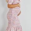 Wild Ginger Lustry Dress - Pink Print