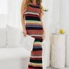 Ebby And I DRESSES Lyndon Knit Dress - Rainbow Print