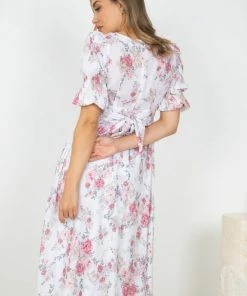 Damor DRESSES Lyrica Dress - White Floral