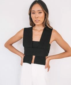 YH & Co (Chloe Yip) Madelynn Wrap - Black