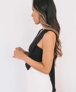 YH & Co (Chloe Yip) Madelynn Wrap - Black