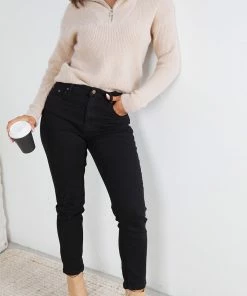 Wakee Jeans Majara Jeans - Black Denim CLOTHING 12 Wakee Jeans Majara Jeans - Black Denim CLOTHING