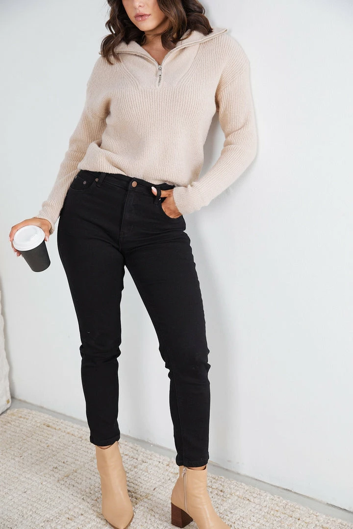 Wakee Jeans Majara Jeans - Black Denim CLOTHING 6 Wakee Jeans Majara Jeans - Black Denim CLOTHING