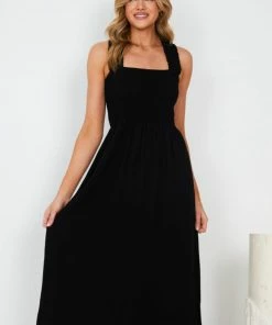 Style Box Makayla Dress - Black Casual Dresses