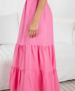 Pink Diamond Mala Skirt - Pink Maternity Dresses