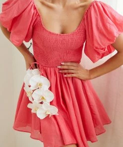 Pink Diamond Malira Dress - Pink