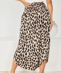 Miracle Fashion Marcelina Skirt - Leopard Print