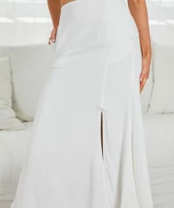 Style Box Maria Rosa Skirt - White CLOTHING