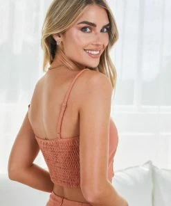 Style Box Maria Rosa Top - Rust CLOTHING