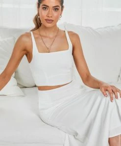 Style Box CLOTHING Maria Rosa Top - White