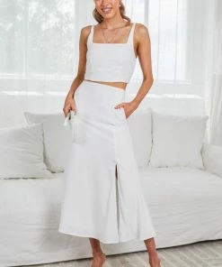 Style Box CLOTHING Maria Rosa Top - White