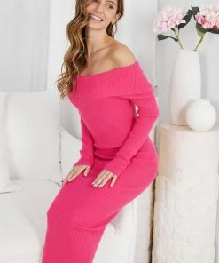 Style State DRESSES Marianitta Knit Dress - Pink