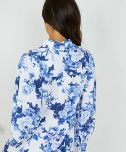 Damor Marmie Top - White Floral CLOTHING