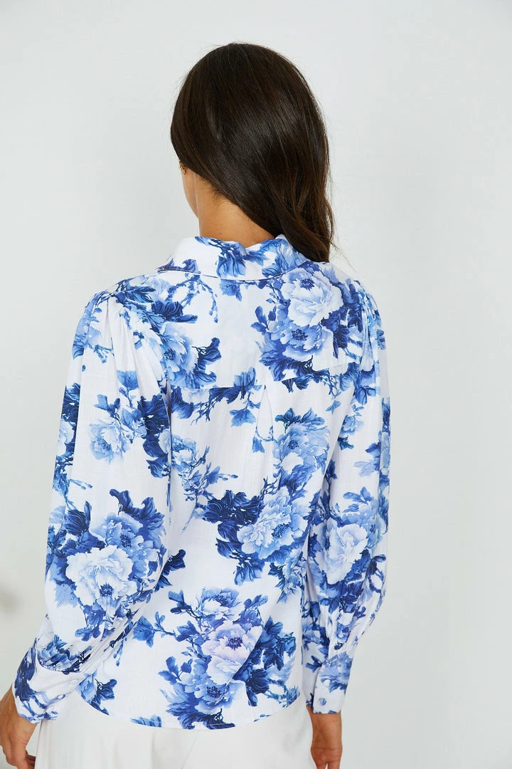 Damor Marmie Top - White Floral CLOTHING 4 Damor Marmie Top - White Floral CLOTHING