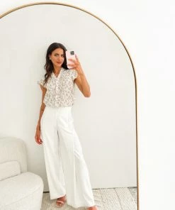 Dream House CLOTHING Marshana Blouse - Cream Print 12 Dream House CLOTHING Marshana Blouse - Cream Print