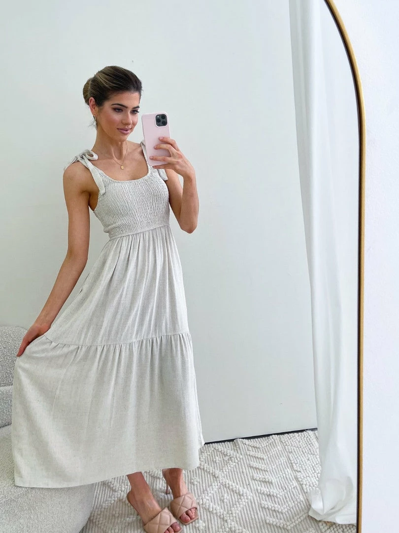 Style Box Martha Dress - Beige 9 Style Box Martha Dress - Beige