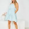 Style Box Marylyn Dress - Sage Gingham DRESSES
