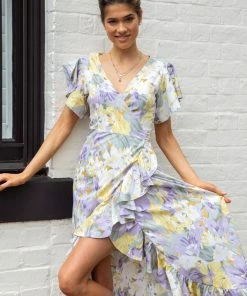 Qtrend Fashion PTY LTD Maura Dress - Green Floral