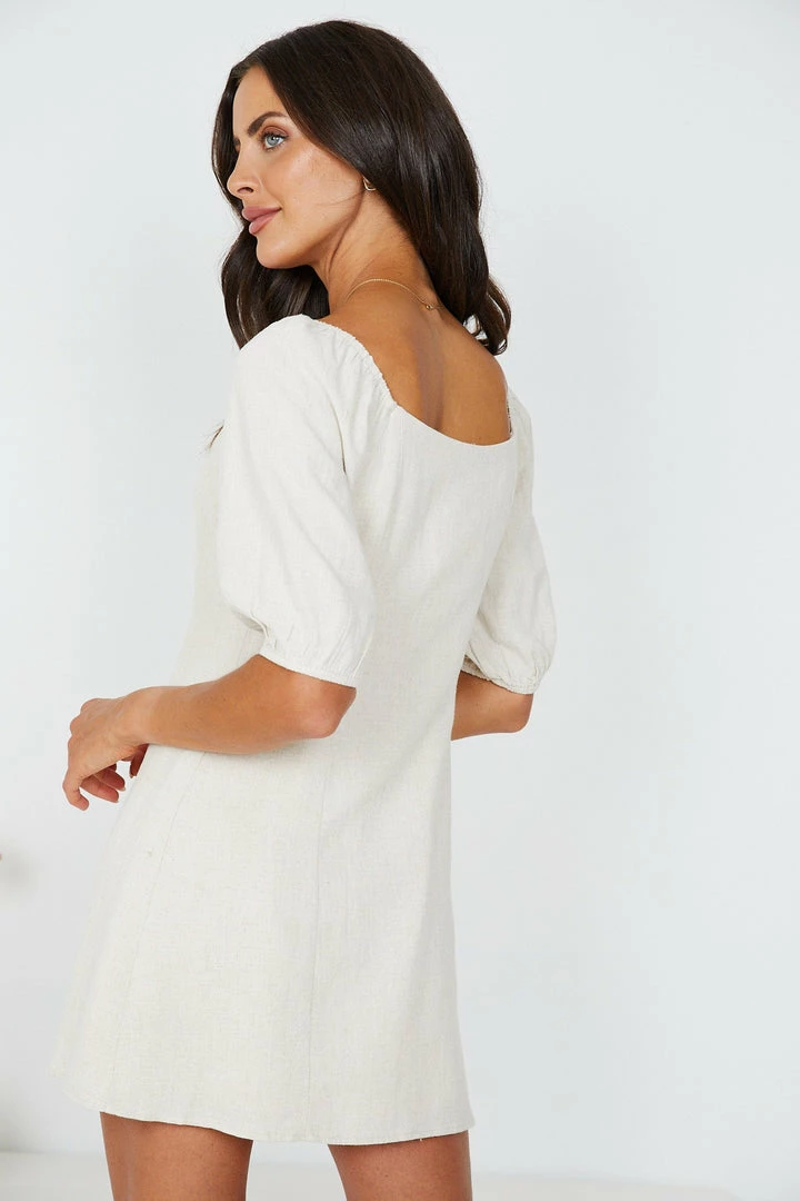 Dream House Mckenzie Dress - Beige 5 Dream House Mckenzie Dress - Beige