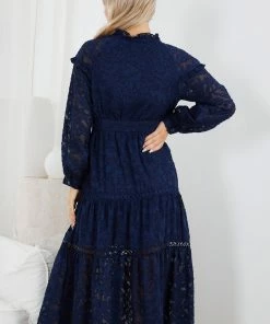 Sassy Hills Fashion Meghan Dress - Navy DRESSES