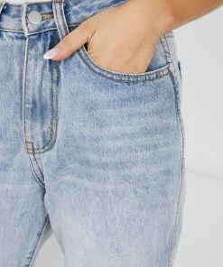 Souvere CLOTHING Lainey Jeans - Light Blue