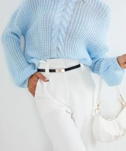 Style Box CLOTHING Mercia Knit - Light Blue 10 Style Box CLOTHING Mercia Knit - Light Blue