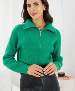 HQ Fashion Merete Knit - Green Maternity Dresses